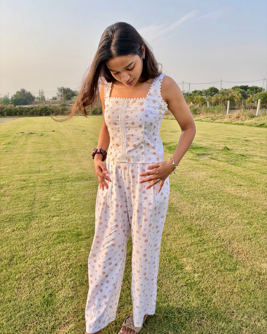 Moodora Pure Cotton Printed Co-ord sets for women