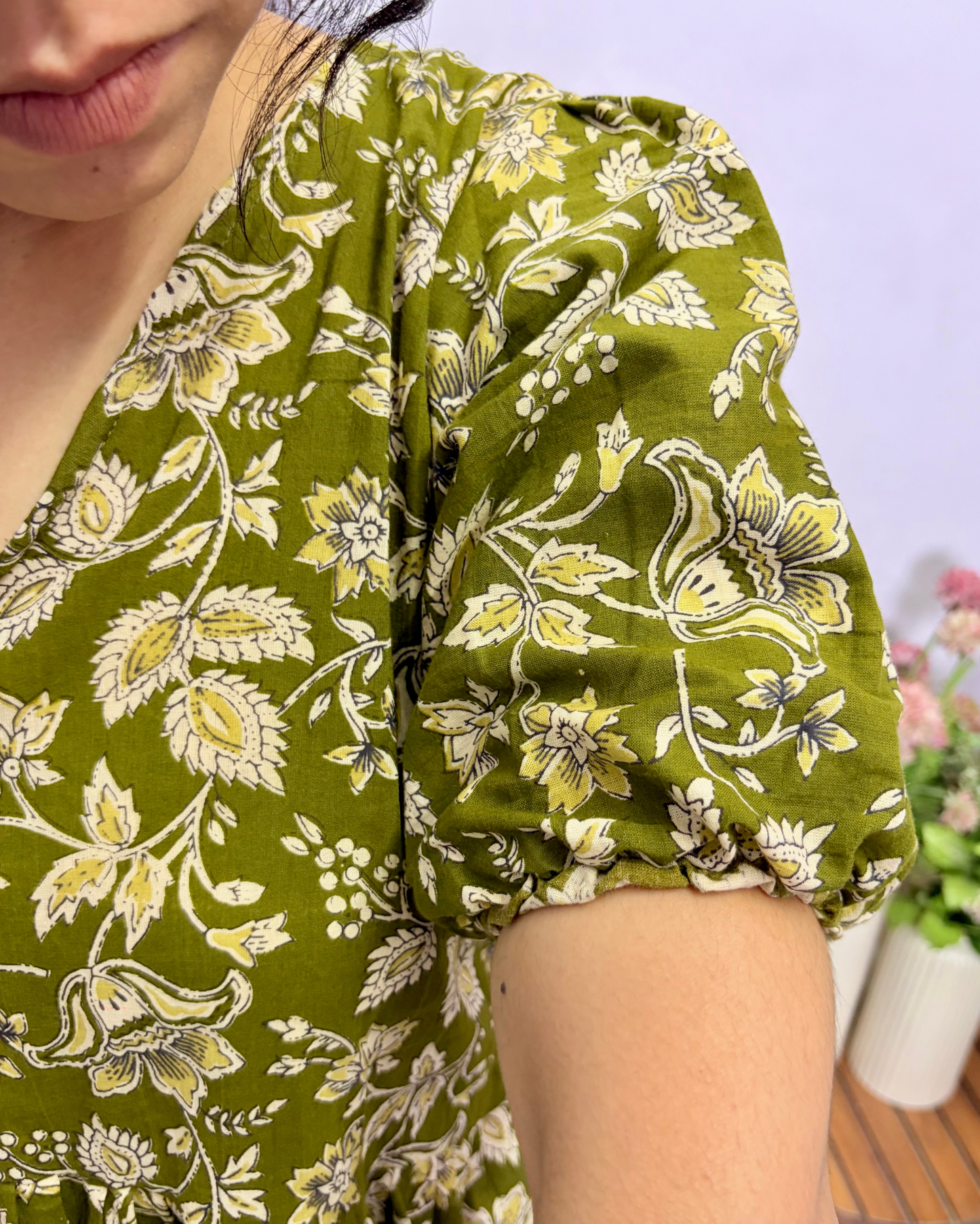 Women's Printed Pure Cotton Tunic for Everyday Casual and Office wear